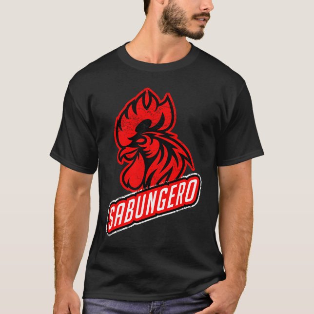 CockfighFilipino Sabungero T Shirt (Framsida)