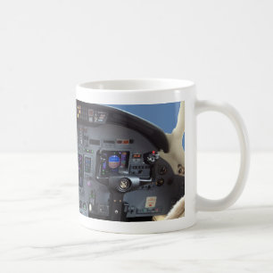 Cockpit för Cessna stämningExcel Kaffemugg