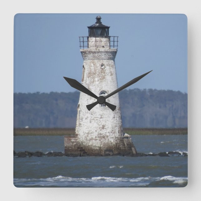 cockpitfyr-klocka fyrkantig klocka (Framsida)