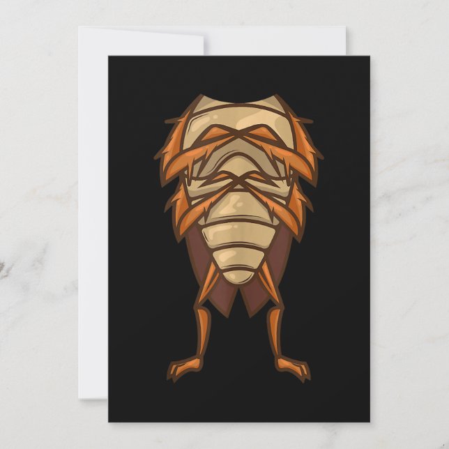 Cockroach Costume Halloween Easy Cosplay Inbjudningar (Framsida)