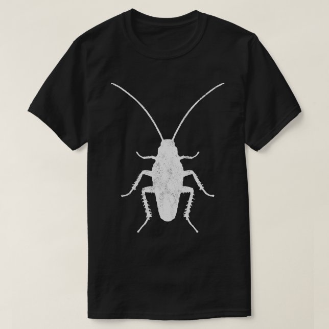 Cockroach Insekt Entomology T Shirt (Design framsida)
