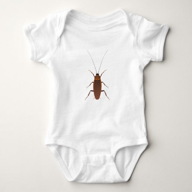 Cockroach Insekt T Shirt (Framsida)