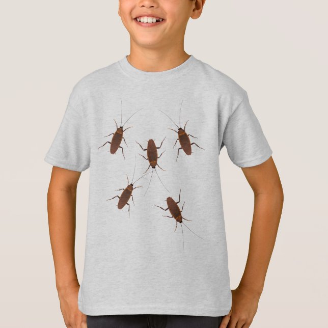 Cockroach Insekt T Shirt (Framsida)