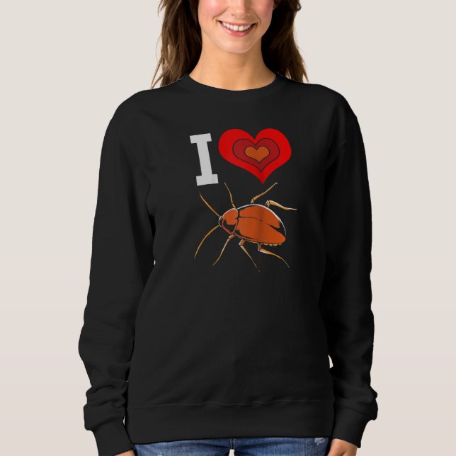 Cockroach Kärlek Raglan T Shirt (Framsida)
