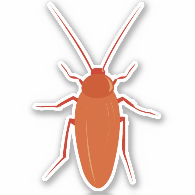 Cockroach Klistermärken (Framsida)