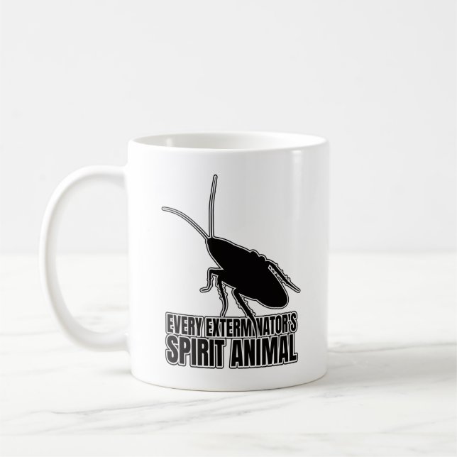 Cockroacher Cockroach Roach - Entomology Geek Kaffemugg (Vänster)