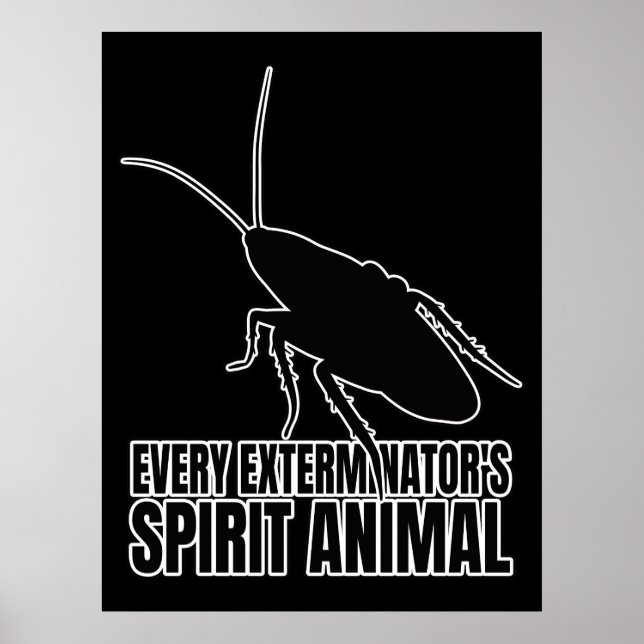 Cockroacher Cockroach Roach - Entomology Geek Poster (Framsidan)