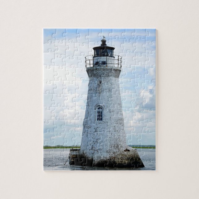 Cockspur Island fyr Tybee Island, Georgien Pussel (Vertikal)