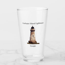 Cockspur Island Lighthouse-glas Glaskopp