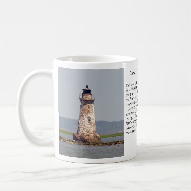 Cockspur Island Lighthouse mugg (Vänster)