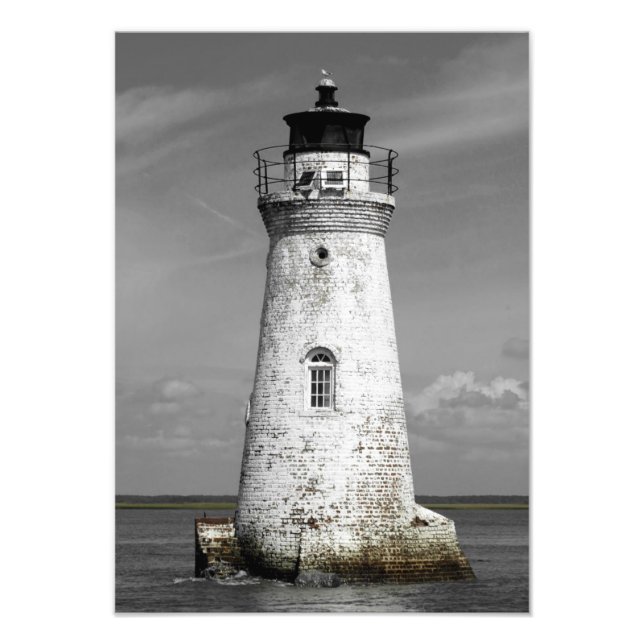 Cockspur Lighthouse Fototryck (Framsidan)