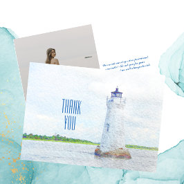 Cockspur Lighthouse Watercolor Photo Tack