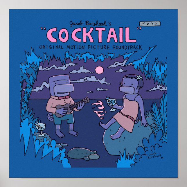 Cocktail Album Cover Poster (Framsidan)