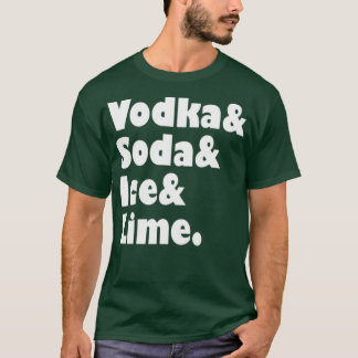 Cocktail Älskare Gift Bartender för Cocktails Vodk T Shirt