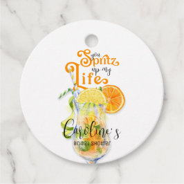 Cocktail Aperol Spritz Italiensk Stil Bröllopsfest Gåvor Etiketter