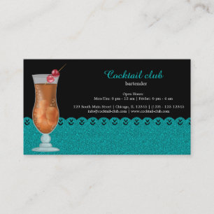 Cocktail-bartender Visitkort