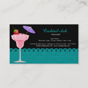 Cocktail-bartender Visitkort