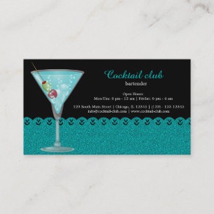 Cocktail-bartender Visitkort