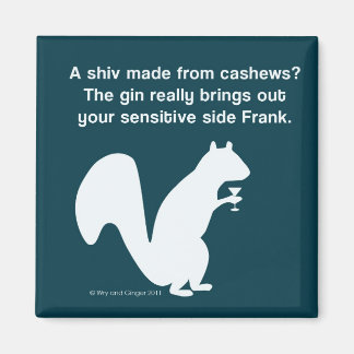 Cocktail-bekännelser med ekorren magnet