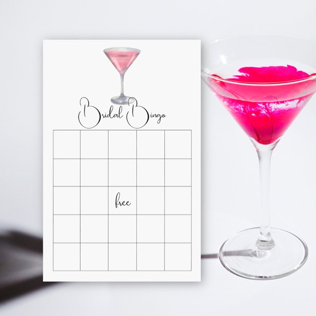 Cocktail Bröllopsduschbingospel (Skapare uppladdad)