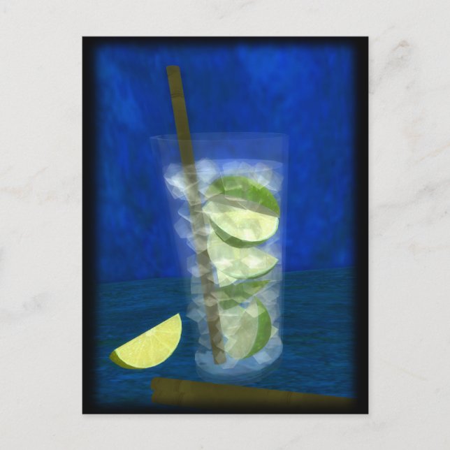 Cocktail: Caipirinha Vykort (Framsida)