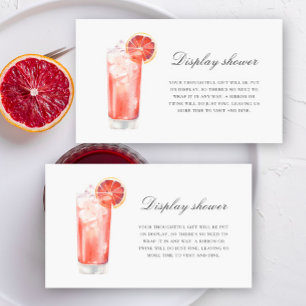 Cocktail Citrus - Visningsdusch Tilläggskort