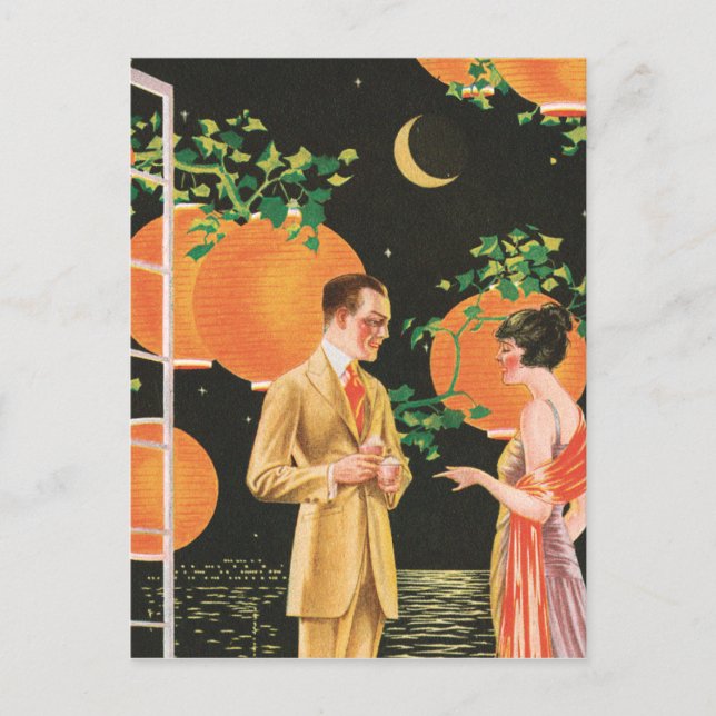 Cocktail Coversations Vykort (Framsida)