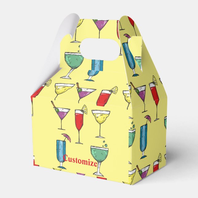 Cocktail Drink-sortering Thunder_Cove Presentaskar (Framsidan Sidan)