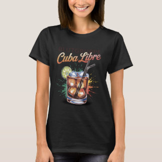 Cocktail för bartender möhippa Blutgruppe Cuba L T Shirt
