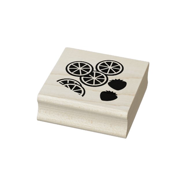 Cocktail Fruit Rubber Frimärke Stämpel (Stämpel)