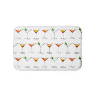 Cocktail Glass Mixed Pub Drinks Martini Cosmo Badrumsmatta