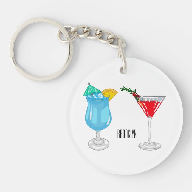 Cocktail-illustration av tecknad (Framsidan)
