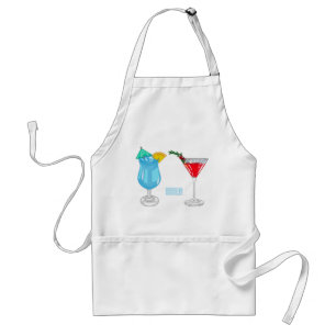 Cocktail-illustration av tecknad förkläde