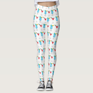 Cocktail-illustration av tecknad leggings