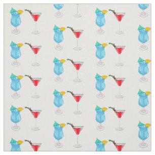 Cocktail-illustration av tecknad tyg