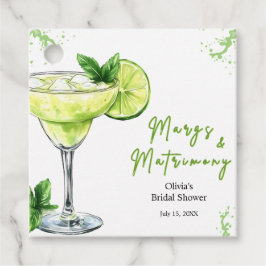 Cocktail Margs och Bröllopsdusch för bruden Gåvor Etiketter