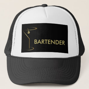 Cocktail Martini Guld Bartender Keps