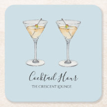 Cocktail Martini Modern illustration pub