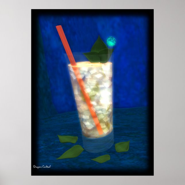 Cocktail: Mint Julep Poster (Framsidan)