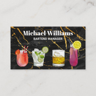 Cocktail Mix Drinks   Blandologi   Marble Visitkort