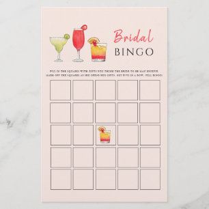 Cocktail-Möhippa BINGO-spel