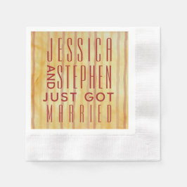 Cocktail Napkin Asian Influenced Blommigt Pappersservett