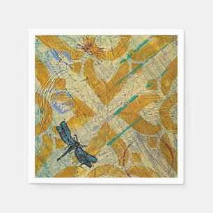 Cocktail Napkin Dragonfly Pappersservett