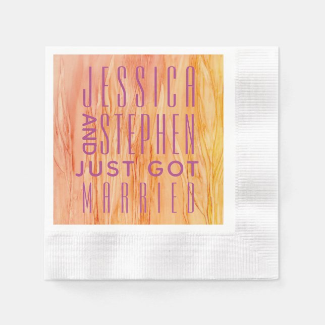 Cocktail Napkin Fresh Flowers Blommigt Pappersservett (Framsidan)