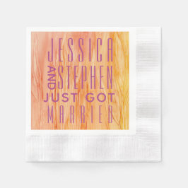 Cocktail Napkin Fresh Flowers Blommigt Pappersservett