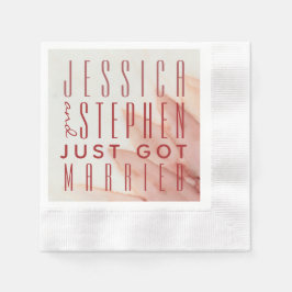 Cocktail Napkin Loely i Rosa och Lavenders Pappersservett