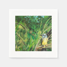 Cocktail napkin med fågel pappersservett