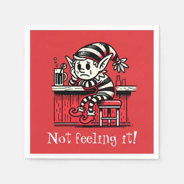 Cocktail napkin pappersservett (Framsidan)