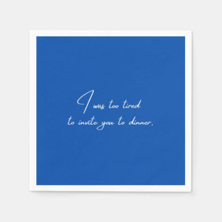 Cocktail napkin, rolig blå party pappersservett