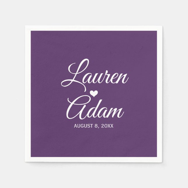 Cocktail Napkins | DK för enkel skripthjärtat (plo Pappersservett (Framsidan)